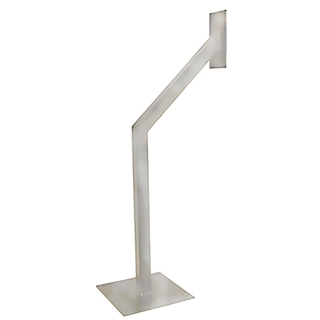 CDVI GNP-1C-SS Goose Neck Post Car Height Stainless Steel